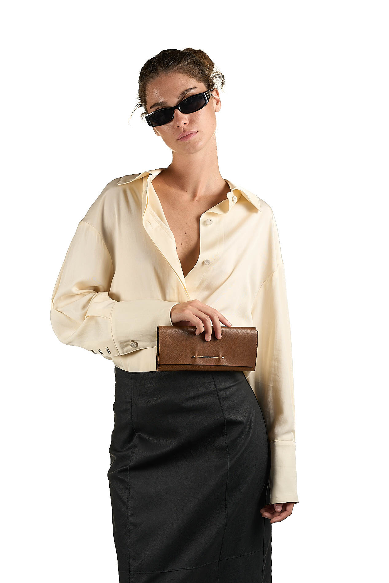 daniele basta leather and silver bags - WEARING